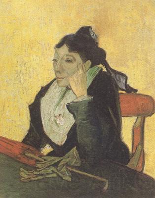 Vincent Van Gogh L'Arlesienne:Madame Ginoux wtih Books (nn04) Norge oil painting art